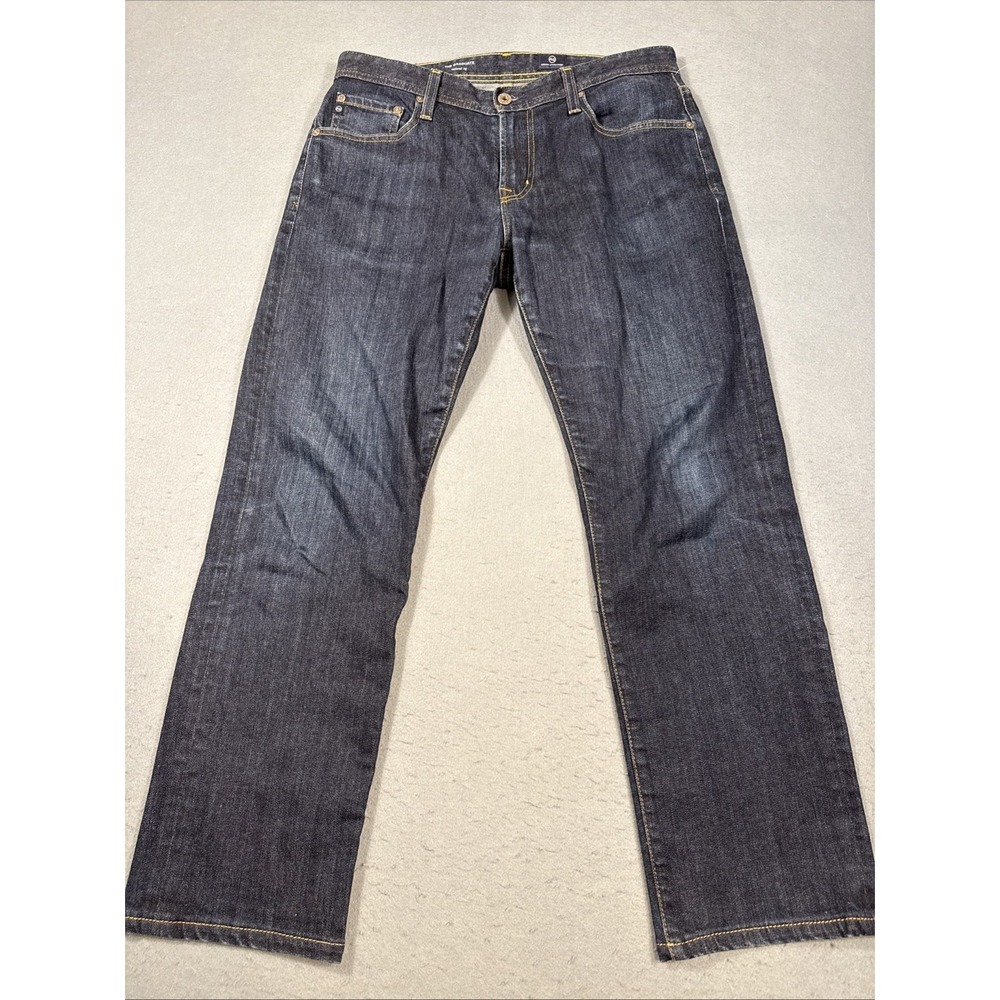 AG Adriano Goldschmied Jeans Mens 32x32 Blue The Graduate Tailored Leg Denim